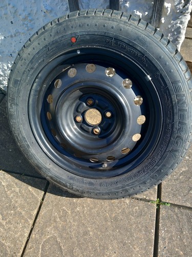 Steel wheel rim and - wheel, 15"